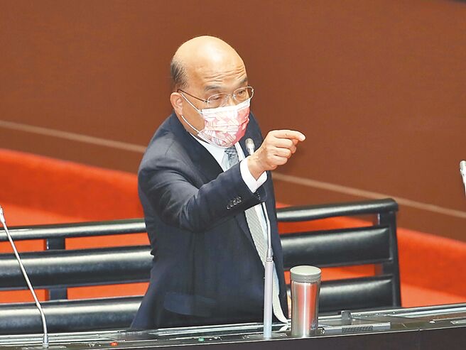 臺當局行政機構(gòu)負責人蘇貞昌(圖源:臺灣“中時新聞網(wǎng)”) 臺當局行政機構(gòu)負責人蘇貞昌(圖源:臺灣“中時新聞網(wǎng)”)