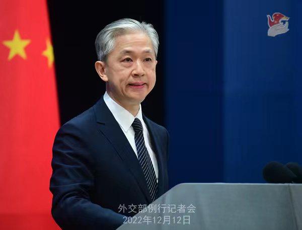 外交部發(fā)言人汪文斌。 薛偉 攝