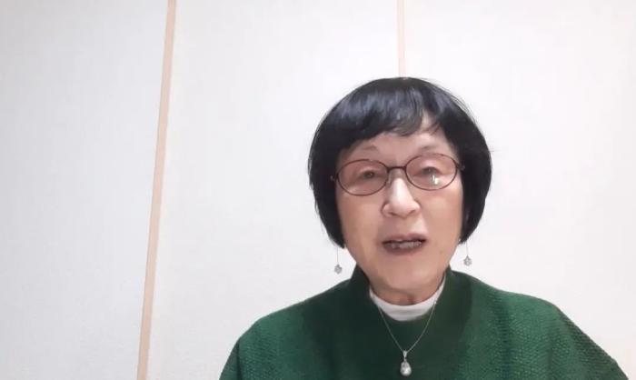 圖片松岡環(huán)接受<a target='_blank' href='/'>中新社</a>記者視頻專訪。 申冉 攝