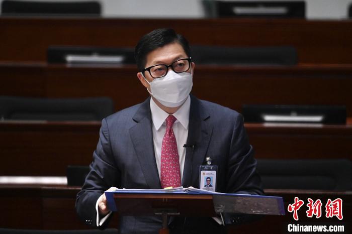資料圖：香港特區(qū)政府保安局局長鄧炳強。 <a target='_blank' href='/'>中新社</a>記者 李志華 攝 　