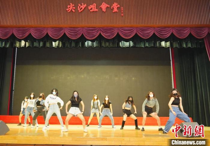 街舞表演。　蘇永安 攝