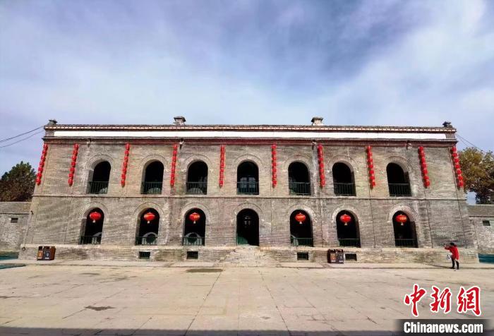 圖為殷墟考古文旅小鎮(zhèn)?！“碴柺形麄鞑抗﹫D