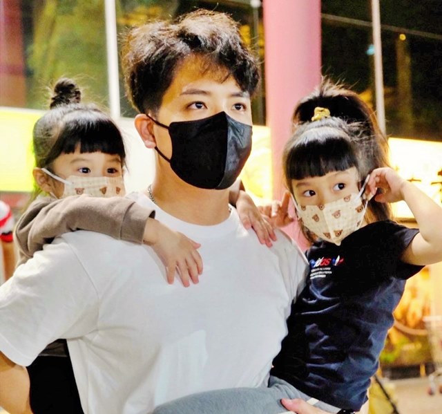 羅廷瑋是3個小孩的父親。（羅廷瑋提供）