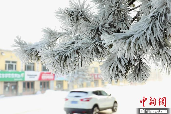 漠河迎53年來最低氣溫?！『麓髴c 攝