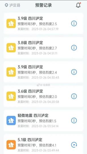 手機用戶預(yù)警記錄截圖?！〕啥几咝聹p災(zāi)研究所供圖