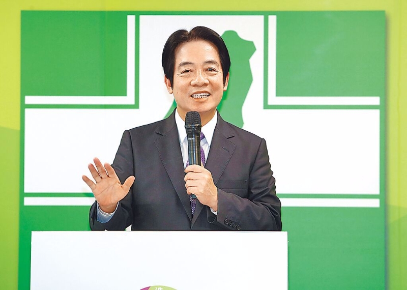 臺(tái)灣地區(qū)副領(lǐng)導(dǎo)人、民進(jìn)黨主席賴清德。（中時(shí)新聞網(wǎng)／劉宗龍攝） 圖片來(lái)源：臺(tái)灣“中時(shí)新聞網(wǎng)”.jpg