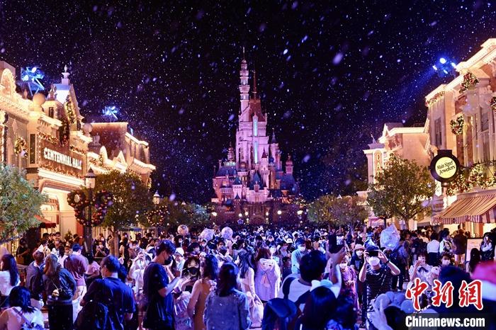 香港迪士尼樂(lè)園的資料照片。（圖源：中新網(wǎng)）