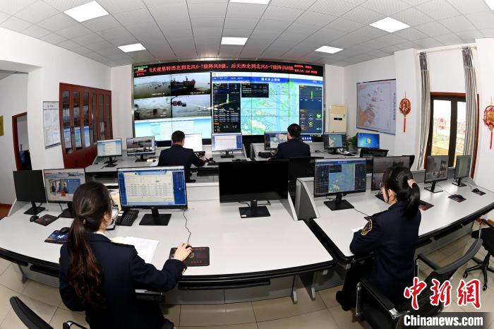 海事部門值班室一景。　劉繼波攝 攝