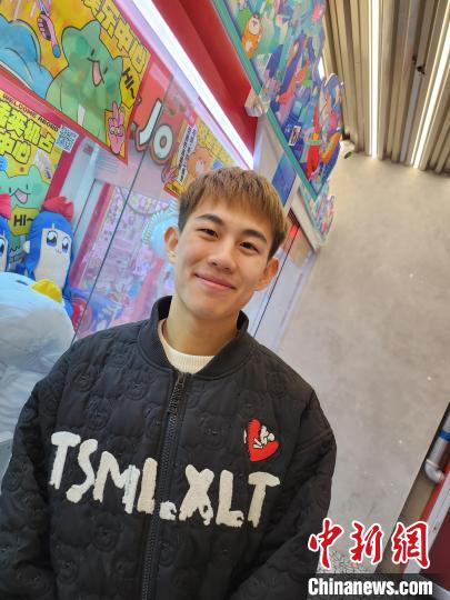 參加第31屆世界大學(xué)生冬季運動會的中國短道速滑隊隊員張得鈿?！∈茉L者供圖