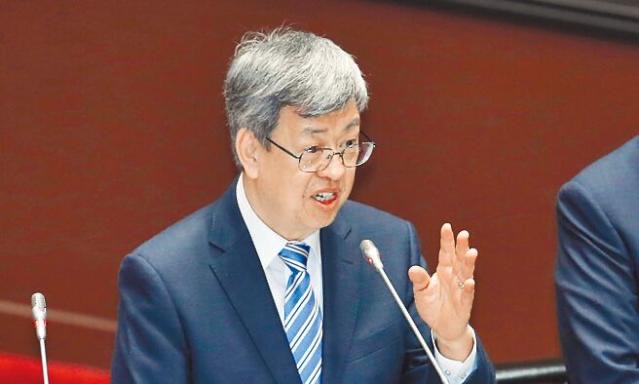 臺(tái)當(dāng)局行政機(jī)構(gòu)負(fù)責(zé)人陳建仁。（圖源：臺(tái)灣“中時(shí)新聞網(wǎng)”）