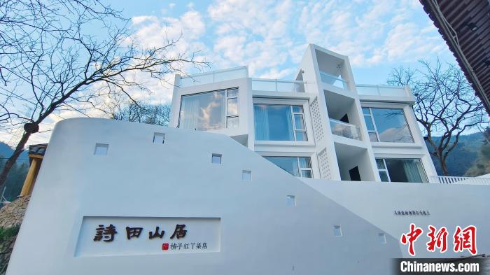 大堰鎮(zhèn)一民宿。　趙伊麗供圖