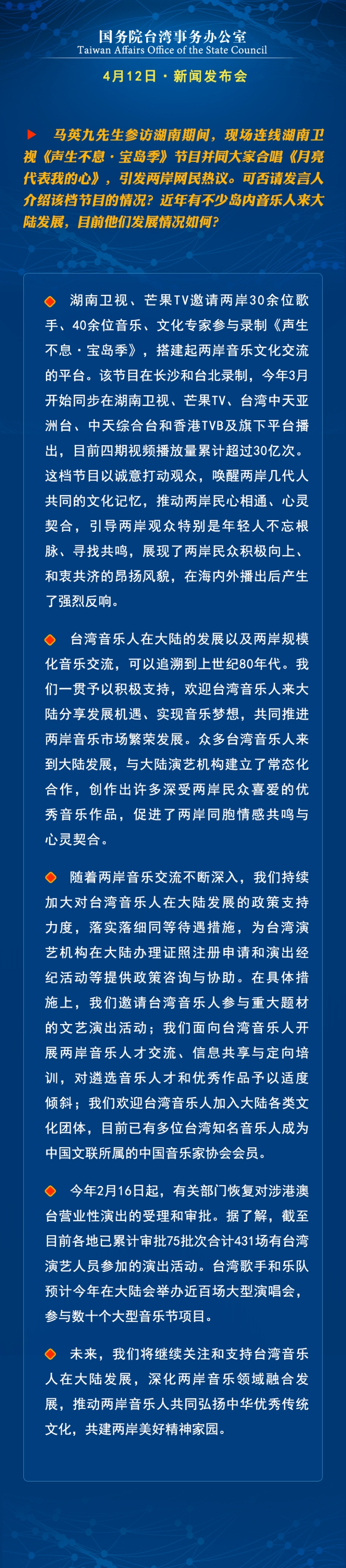 國臺辦舉行例行發(fā)布會 回應(yīng)兩岸熱點