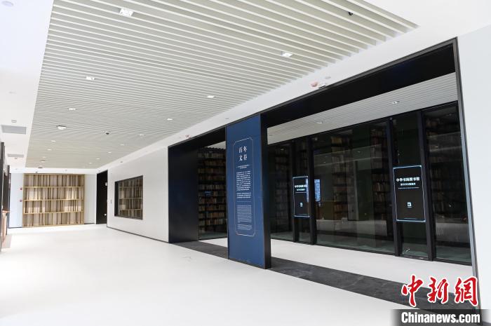 “百年文存”展區(qū)。　館方供圖