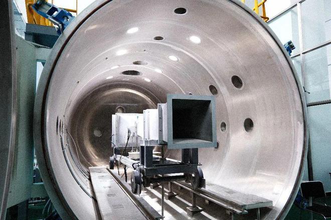 火星塵環(huán)境模擬系統(tǒng)。（圖源：人民日?qǐng)?bào)）