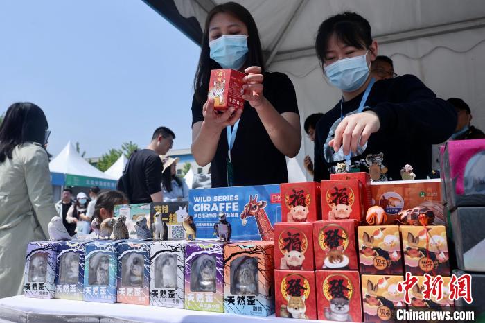 圖為“文物·創(chuàng)意·生活——2023年北京博物館文創(chuàng)市集”?！?lt;a target='_blank' href='/'>中新社</a>記者 易海菲 攝