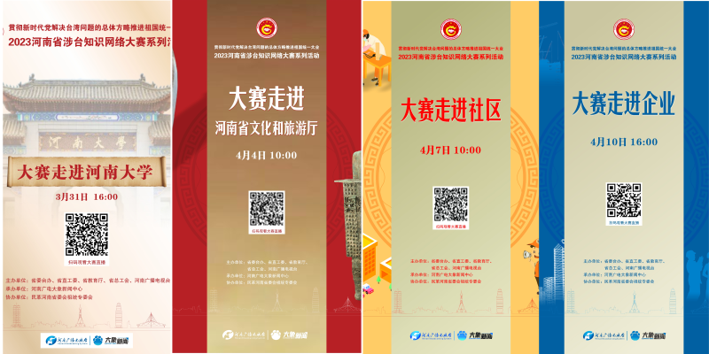 “貫徹新時代黨解決臺灣問題的總體方略，推進祖國統(tǒng)一大業(yè)”2023年河南省涉臺知識網(wǎng)絡大賽系列活動綜述