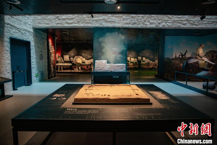 統(tǒng)萬城遺址博物館。　陜文投榆林文旅供圖