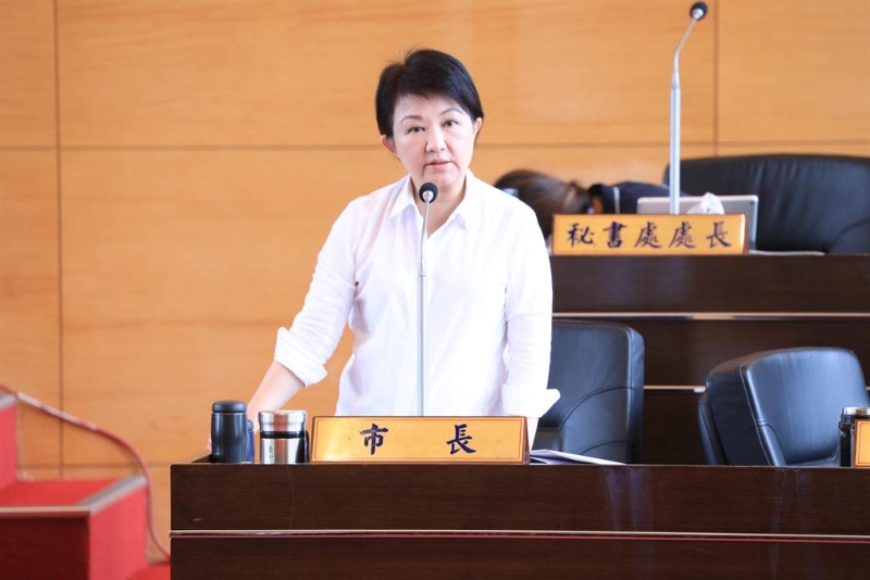 臺(tái)中市長(zhǎng)盧秀燕。（圖源：臺(tái)灣“中時(shí)新聞網(wǎng)”）