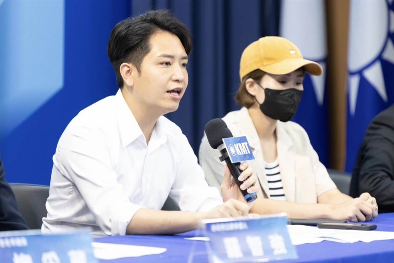 國民黨臺中市議員羅廷瑋。（圖源：臺灣“中時新聞網(wǎng)”） 