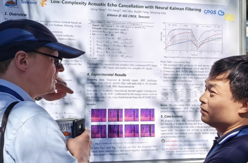 游戲科技登上頂級學術(shù)會議，騰訊游戲GVoice NKF亮相ICASSP 2023