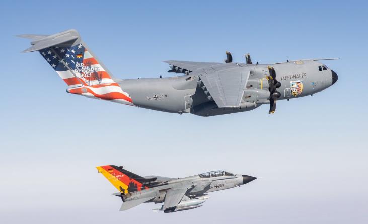 參加由德國(guó)空軍主導(dǎo)的“空中衛(wèi)士2023”演習(xí)的北約戰(zhàn)機(jī)。（圖源：北約空軍司令部官網(wǎng)）