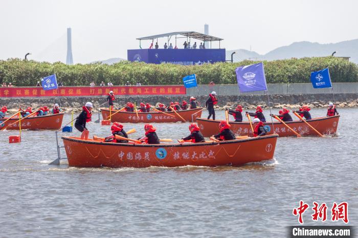 海員比武現(xiàn)場(chǎng)。　葉云強(qiáng) 攝