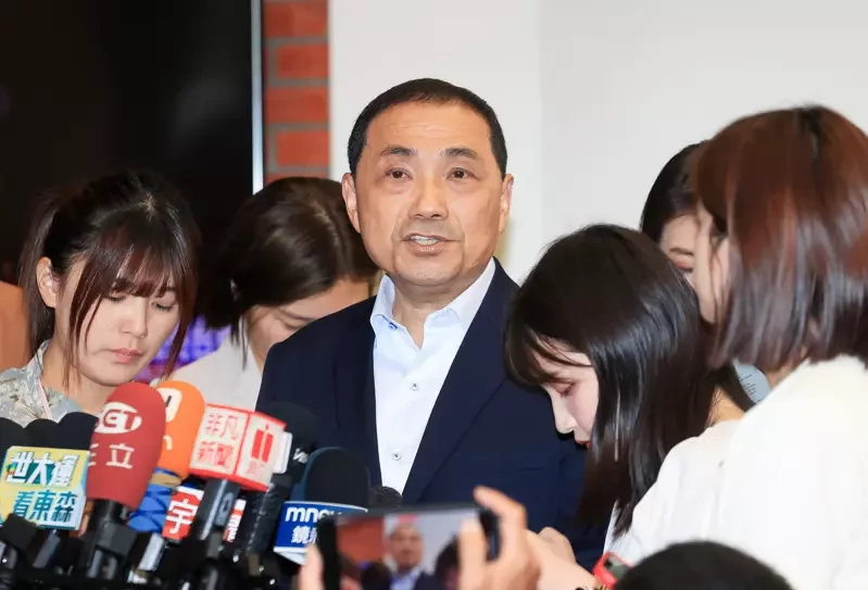 國(guó)民黨2024臺(tái)灣地區(qū)領(lǐng)導(dǎo)人參選人侯友宜。（圖源：臺(tái)灣《聯(lián)合報(bào)》）