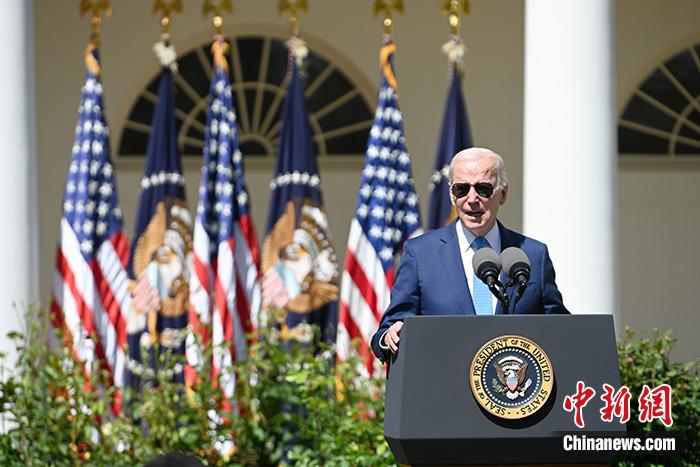 資料圖：美國(guó)總統(tǒng)拜登。<a target='_blank' href='/'>中新社</a>記者 陳孟統(tǒng) 攝
