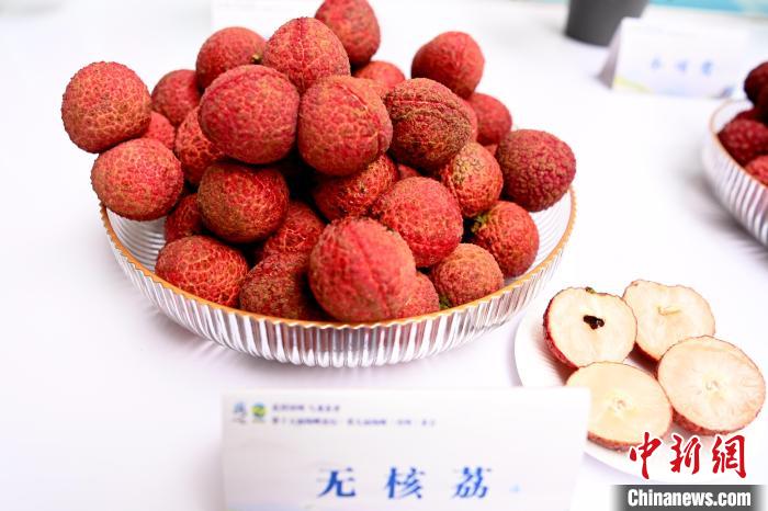 圖為無核荔。　張金川 攝