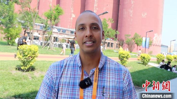 尼加拉瓜駐華大使邁克爾·坎貝爾。中新財(cái)經(jīng)記者吳家駒攝