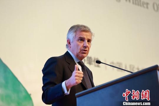 資料圖：國際奧委會副主席小薩馬蘭奇。崔晨 攝