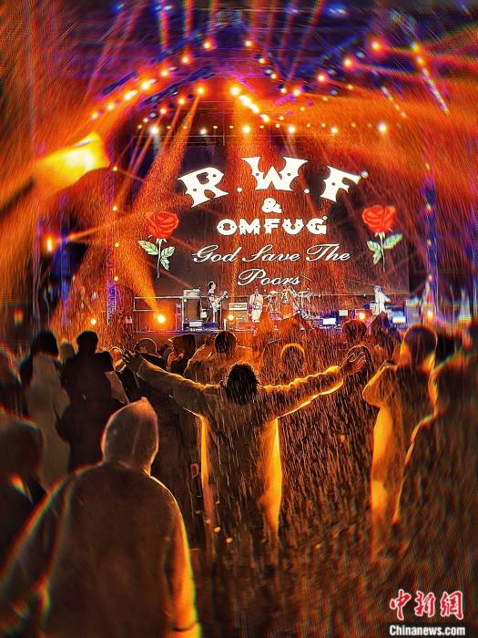 南陽(yáng)迷笛音樂節(jié)現(xiàn)場(chǎng)圖。受訪者供圖