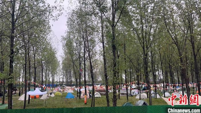 迷笛音樂節(jié)露營(yíng)區(qū)。受訪者供圖