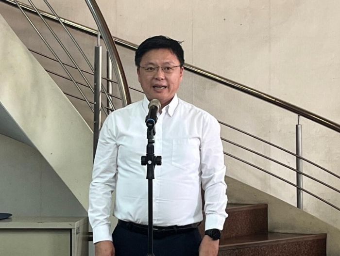 圖為趙天麟。圖片來源：臺灣“中時新聞網(wǎng)”柯宗緯攝。