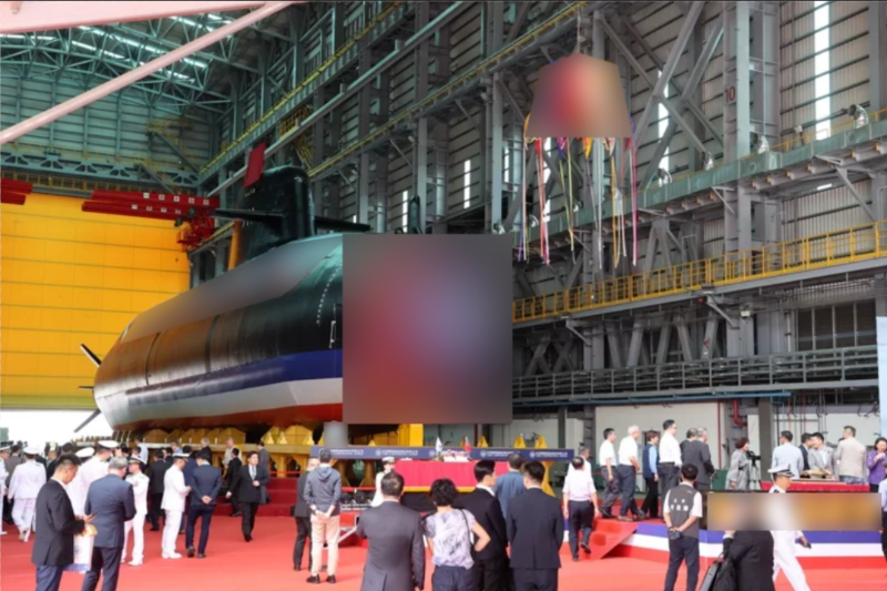 臺首艘自造潛艇。 圖自臺灣聯(lián)合新聞網(wǎng).png