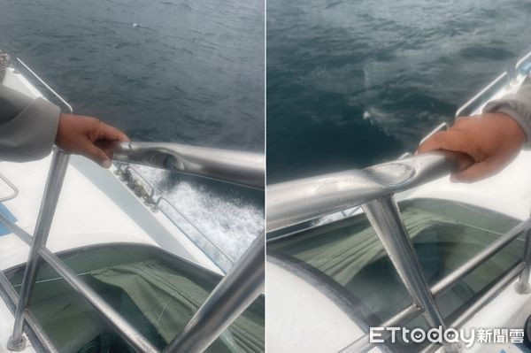 遭炮擊賞鯨船受損畫面。 圖自臺灣ETtoday新聞云.png