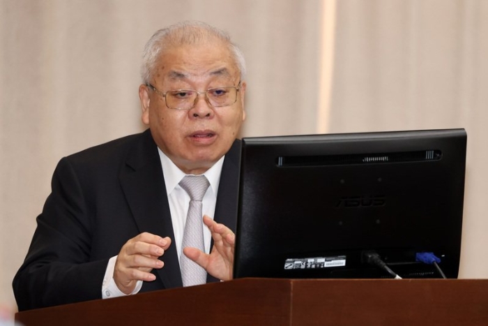 臺(tái)當(dāng)局“主計(jì)總處主計(jì)長(zhǎng)”朱澤民。 圖片來(lái)源：臺(tái)灣《聯(lián)合報(bào)》