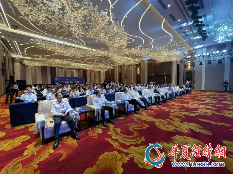 2023臺(tái)商峰會(huì)開幕式現(xiàn)場(chǎng)。（攝影 李昕）