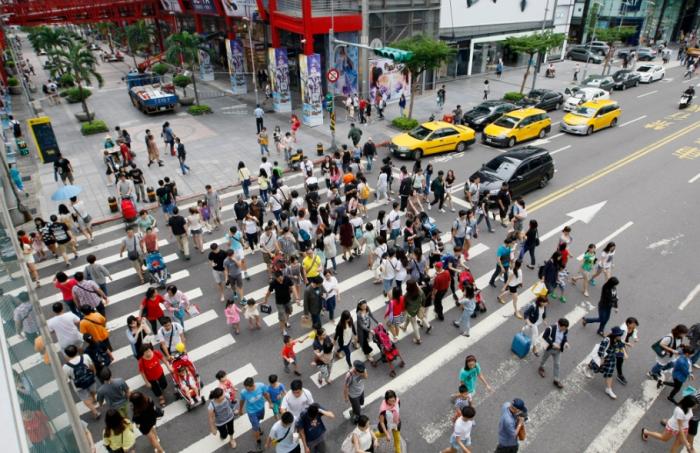 圖為信義商圈。圖片來源：臺灣“中時新聞網(wǎng)”。