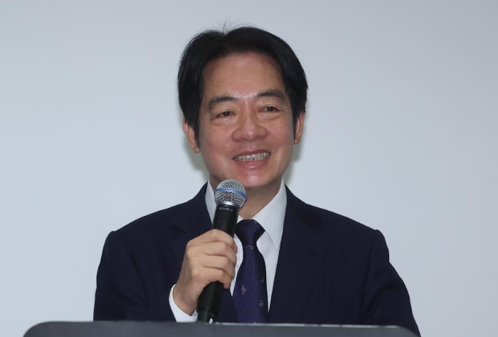 臺灣地區(qū)領導人選舉民進黨參選人賴清德。 圖片來源：臺灣《聯(lián)合報》