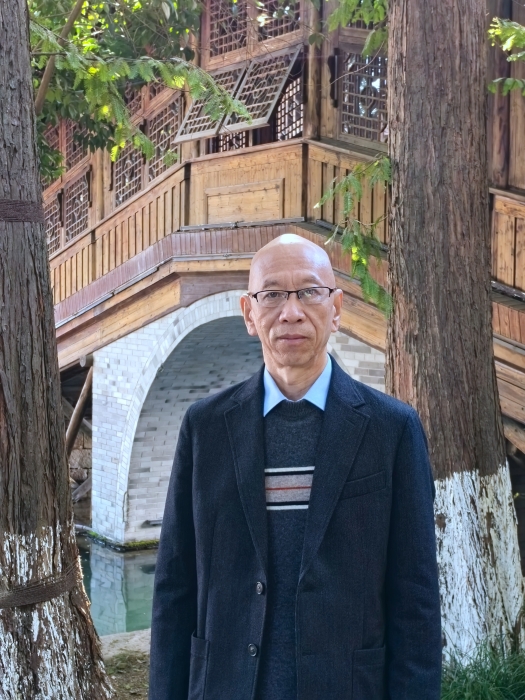 作家楊志軍。受訪人供圖