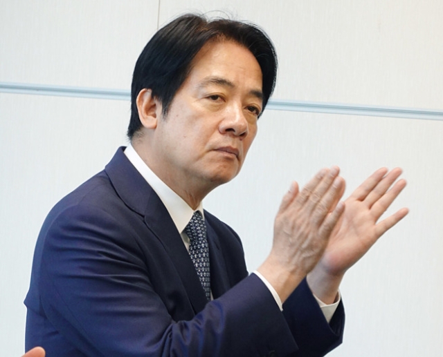 2024年臺灣地區(qū)領(lǐng)導(dǎo)人選舉民進黨參選人賴清德。（圖源：臺灣“中時新聞網(wǎng)”）