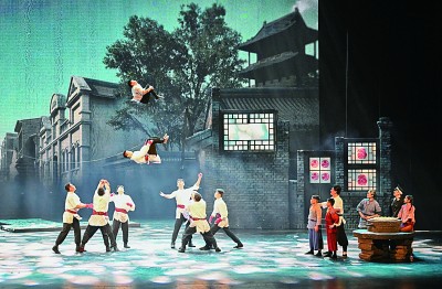 雜技劇《先聲》在京上演 雜技劇《先聲》在京上演