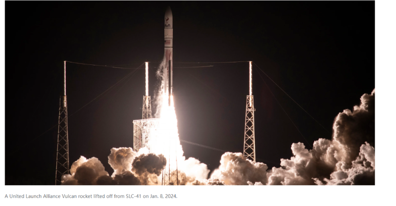 “火神”運(yùn)載火箭發(fā)射瞬間。（美國聯(lián)合發(fā)射聯(lián)盟）