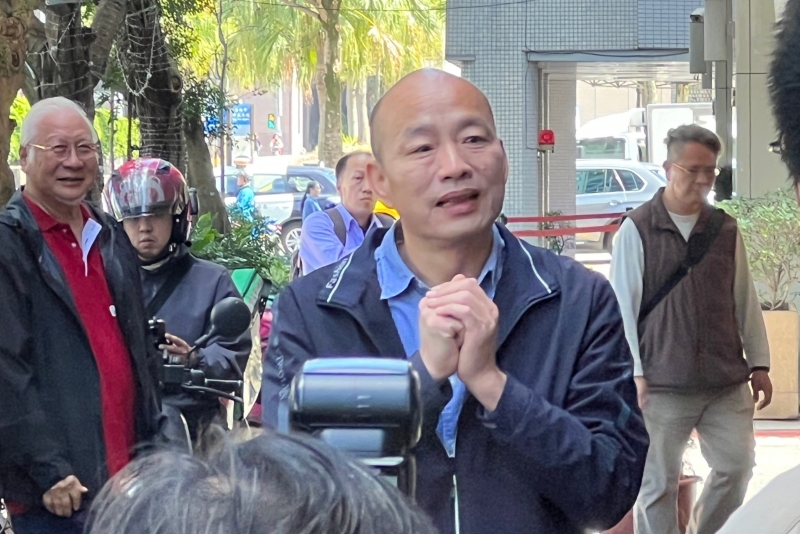 國(guó)民黨不分區(qū)民代當(dāng)選人韓國(guó)瑜。（圖源：臺(tái)灣《聯(lián)合報(bào)》）