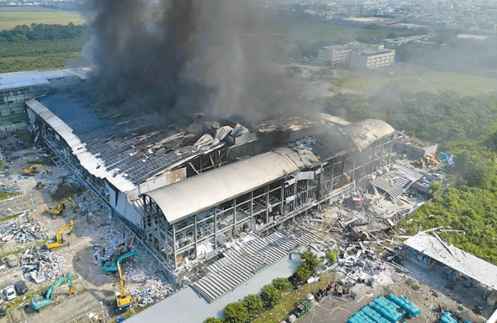 屏東科技產(chǎn)業(yè)園區(qū)明揚(yáng)廠房去年發(fā)生爆炸釀10死