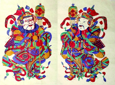 門扉上的守護(hù)——淺談門神年畫的審美演變