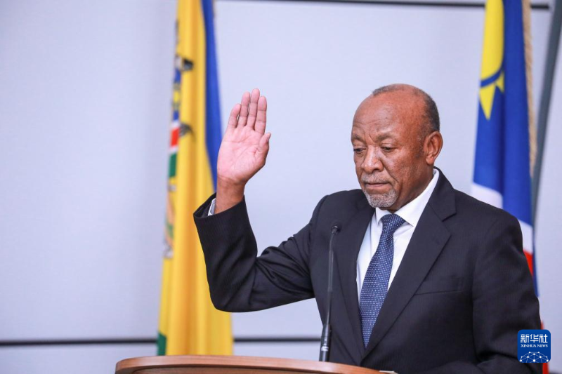 這是2月4日在納米比亞溫得和克拍攝的南戈洛·姆本巴。（圖源：新華社）