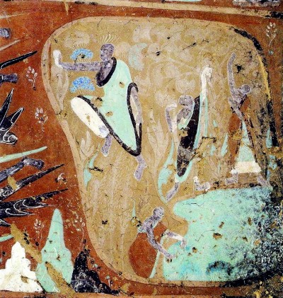 山水無(wú)聲壁上觀——敦煌早期壁畫(huà)中的配景山水 山水無(wú)聲壁上觀——敦煌早期壁畫(huà)中的配景山水