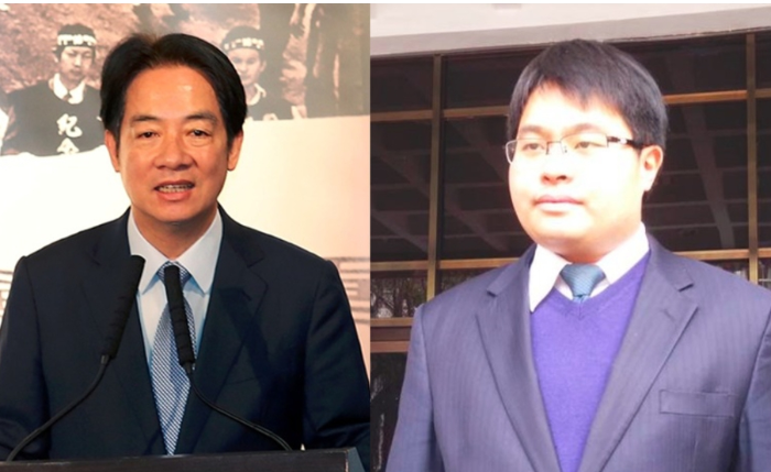 康信鴻是賴清德(左)所推薦，出事后則由綠營律師黃帝穎(右)出面擔(dān)保，引發(fā)爭議